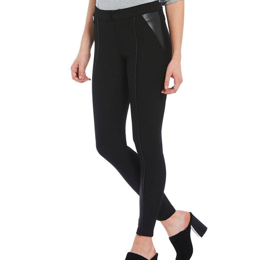 Hue Lace Tuxedo High Waist Ponte Leggings